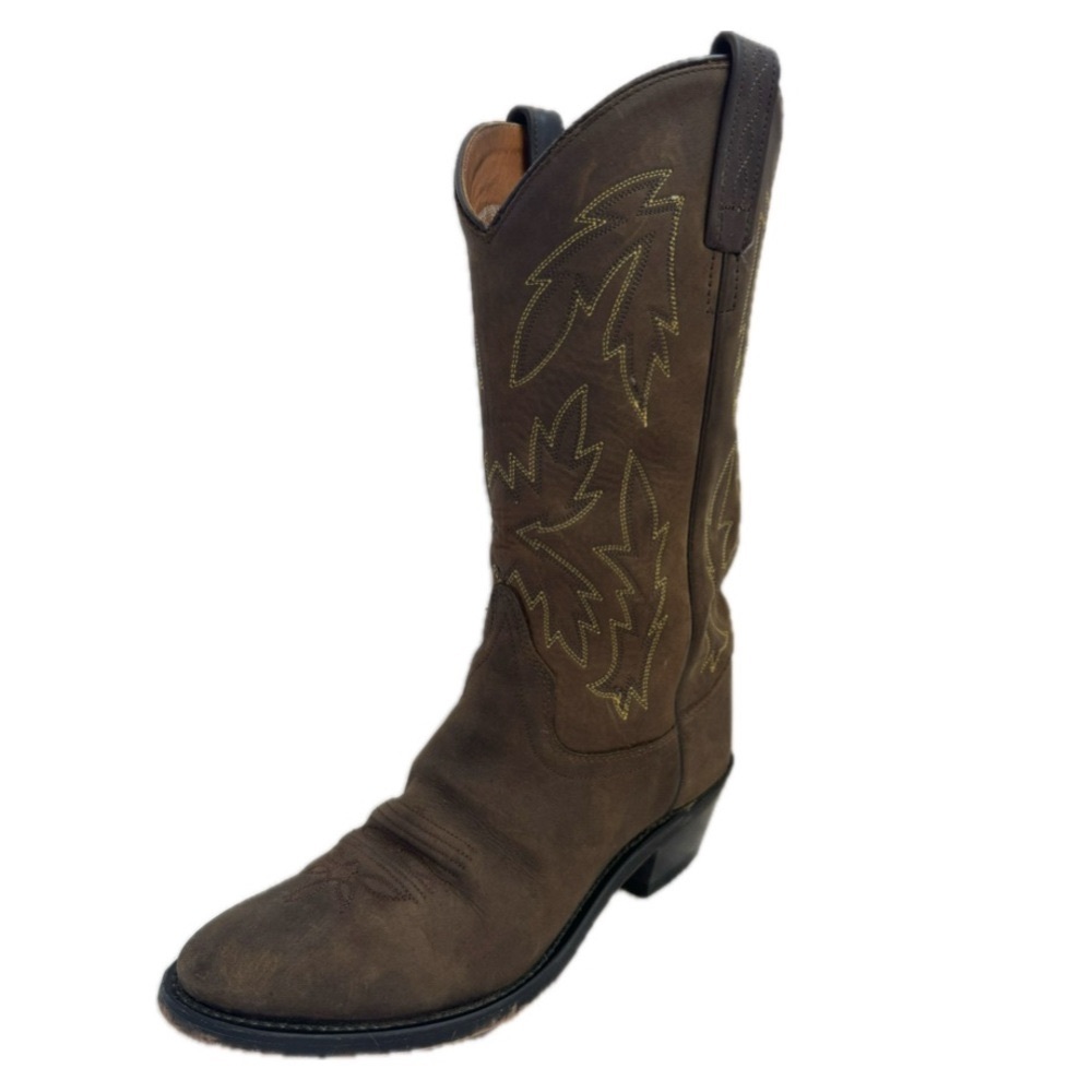 OLD WEST LEATHER BOOTS | WESTERN COWGIRL | SIZE 7